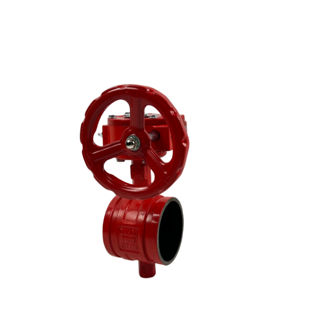 D381X-16Q Grooved Type Gear Butterfly Valve