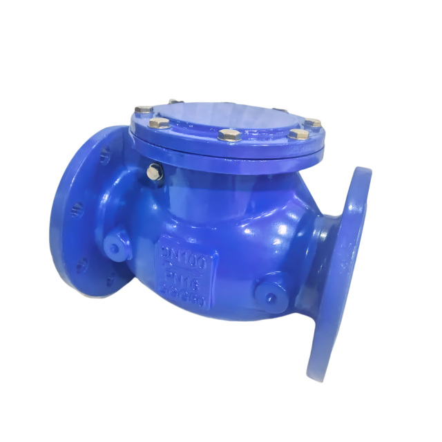 H44T-16Q DN200 Swing Flange Check Valve Water Odm Normal Temperature General Flange 304 H44h 8 Inch